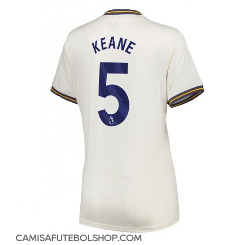 Camisa de time de futebol Everton Michael Keane #5 Replicas 3º Equipamento Feminina 2024-25 Manga Curta